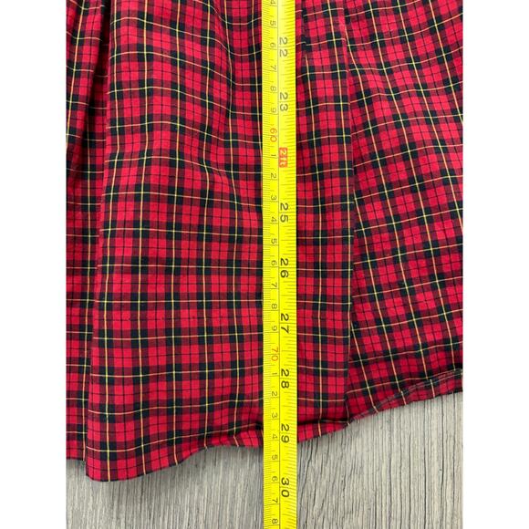 Polo Ralph Lauren Girls Red Plaid Sleeveless Dress Size 10 Holiday Classic - Picture 5 of 8